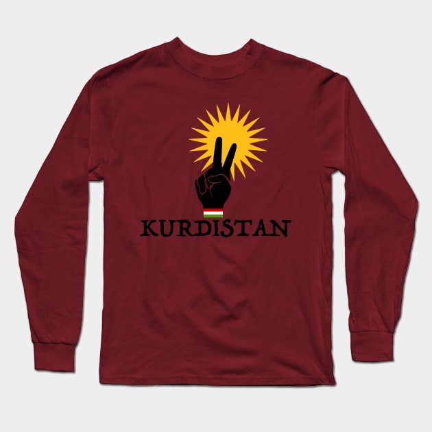 Kurdistan Long Sleeve T-Shirt by bumblethebee